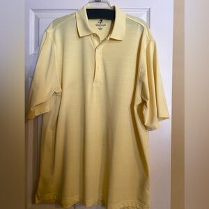 Nicklaus Men's Yellow Polo Shirt. Size XL.